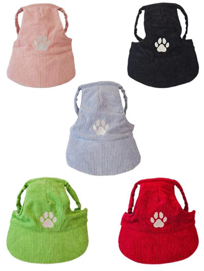 Adjustable Dog Baseball Cap Outdoor Sports Hat Soft Breathable Pet Sun Hat with Ear Holes Dog Parent-Child Hat Hiking PawsnMagic