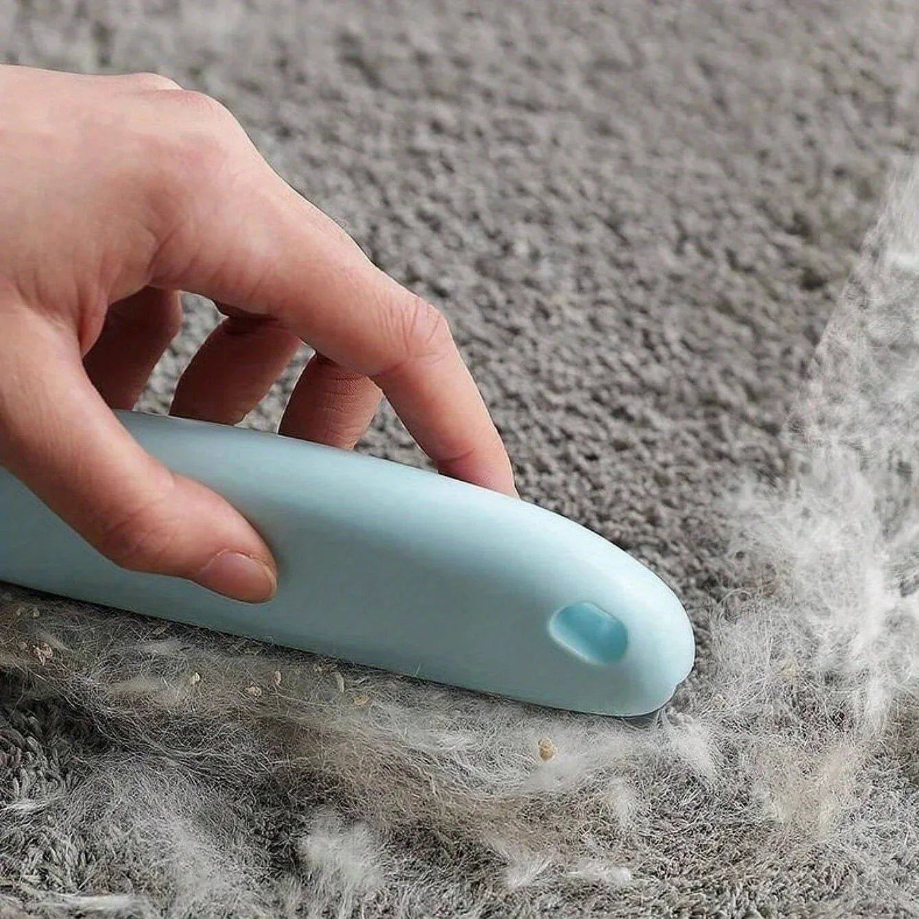 Effective Pet Hair Remover Brush For Cats And Dogs - Gently Shaves Wool And Cleans Fur For A Neat And Tidy Home PawsnMagic