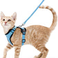 Cat Harness and Leash for Walking – Escape Proof, Soft &amp; Adjustable Vest Harnesses PawsnHeart